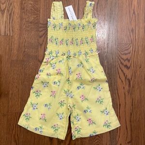Yellow Janie and Jack Romper